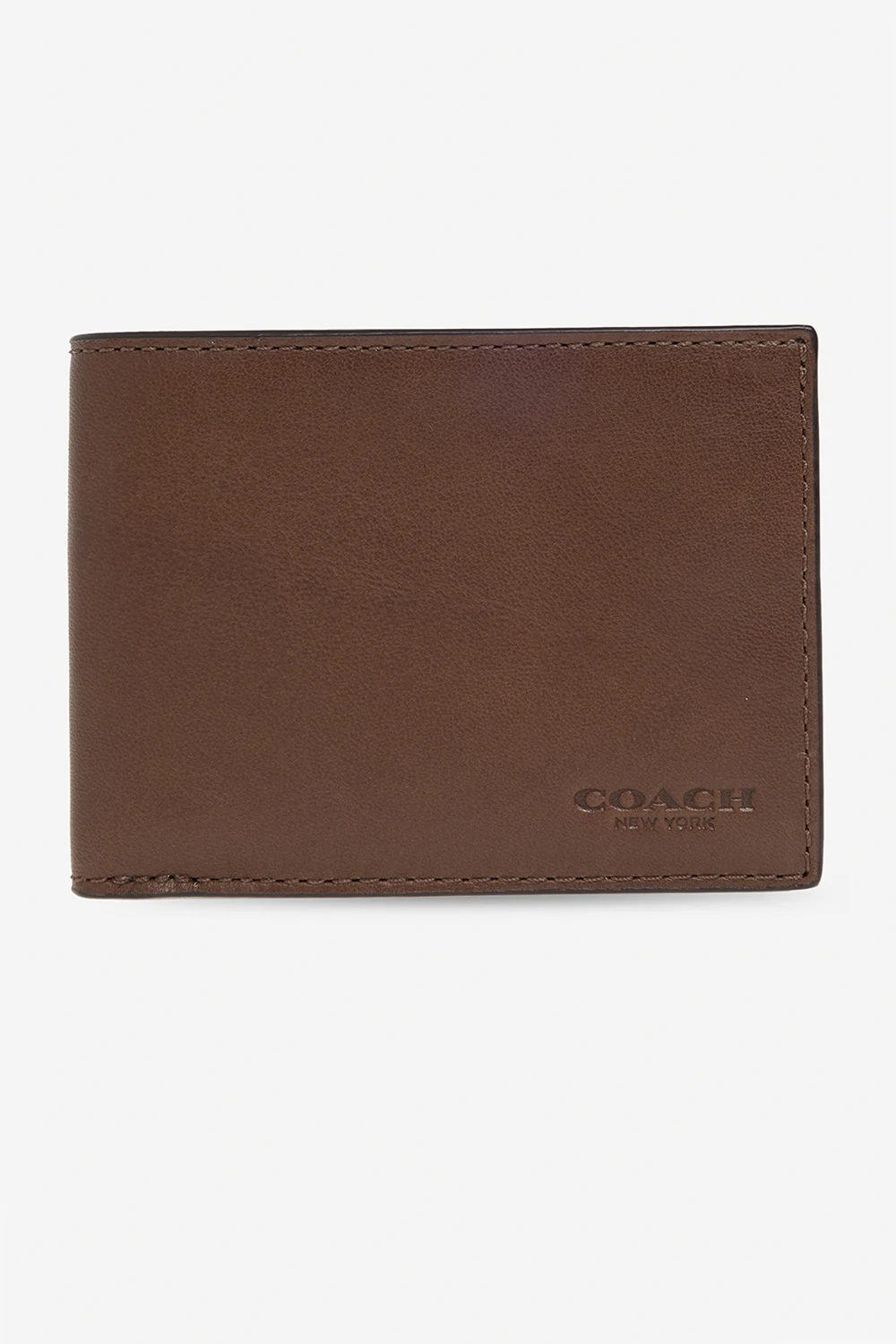 Folding wallet with vintage effect