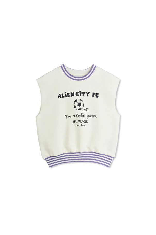 CREME Weste mit Print