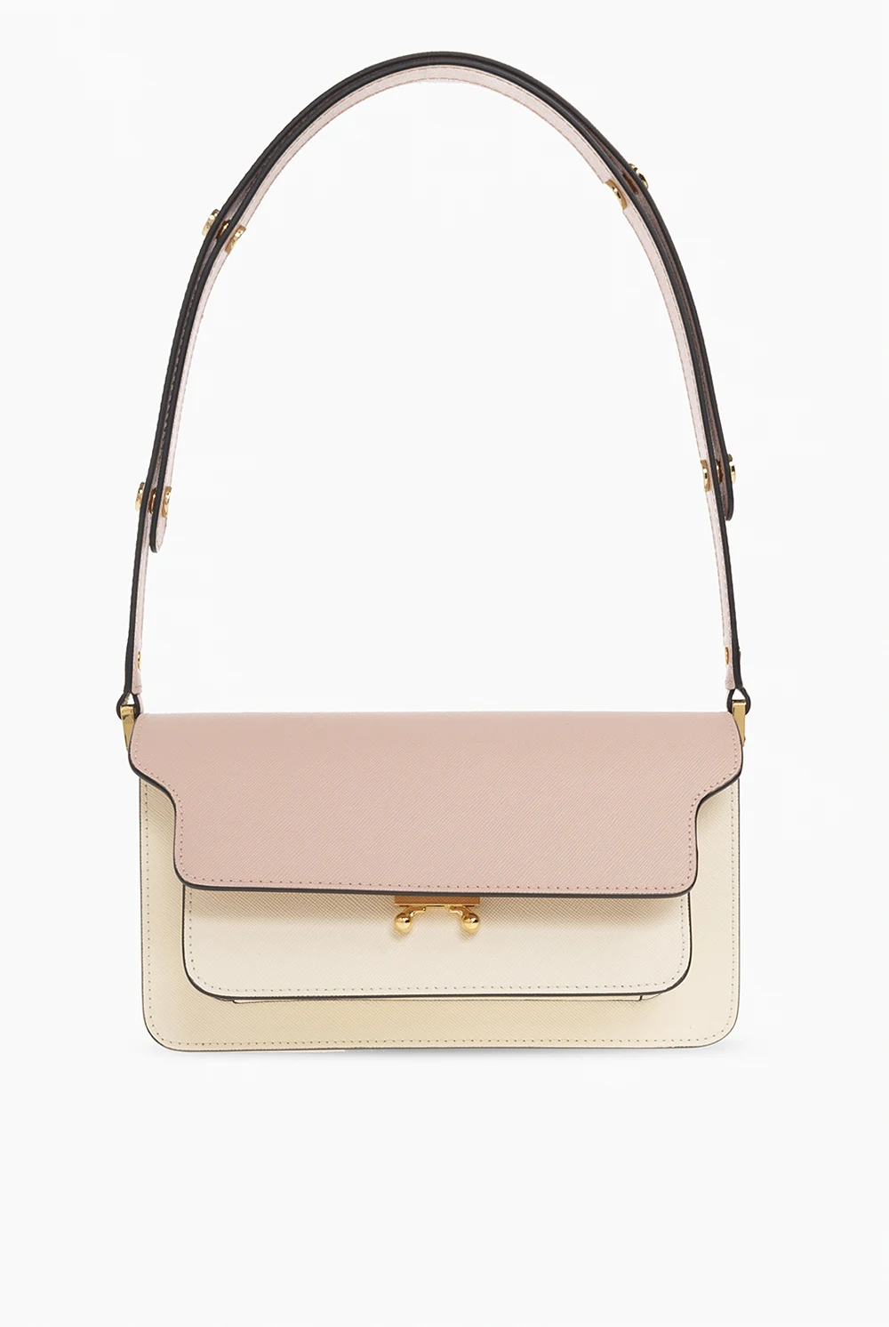 ‘Trunk’ leather shoulder bag