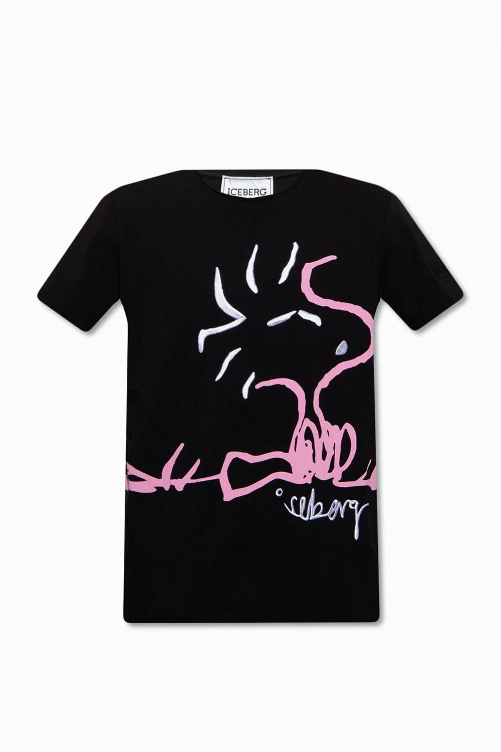 BLACK Printed T-shirt
