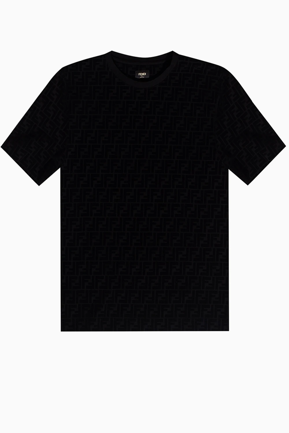 T-shirt z welurowym nadrukiem