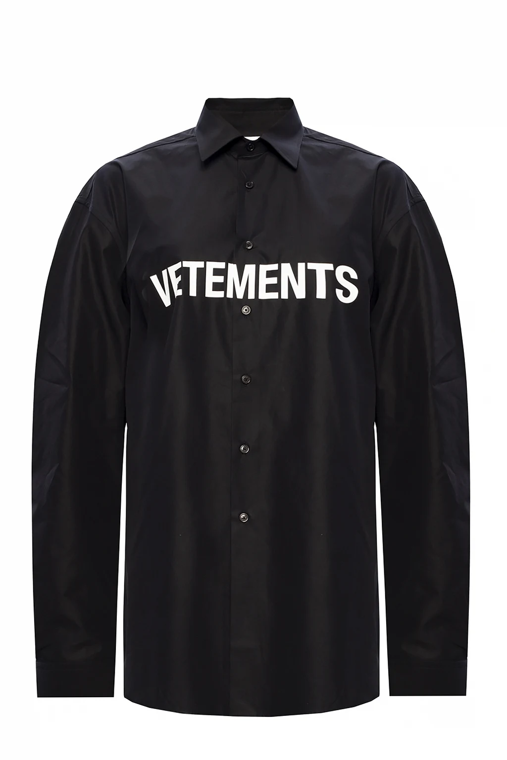 BLACK Oversize shirt with logo