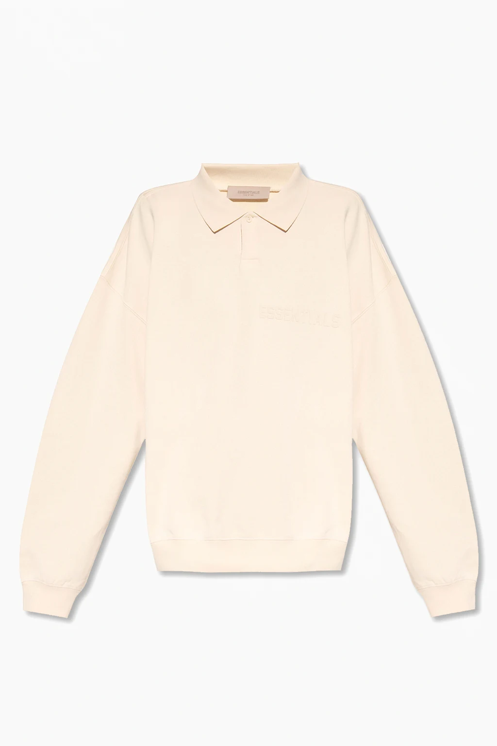 cream Sweatshirt with collar