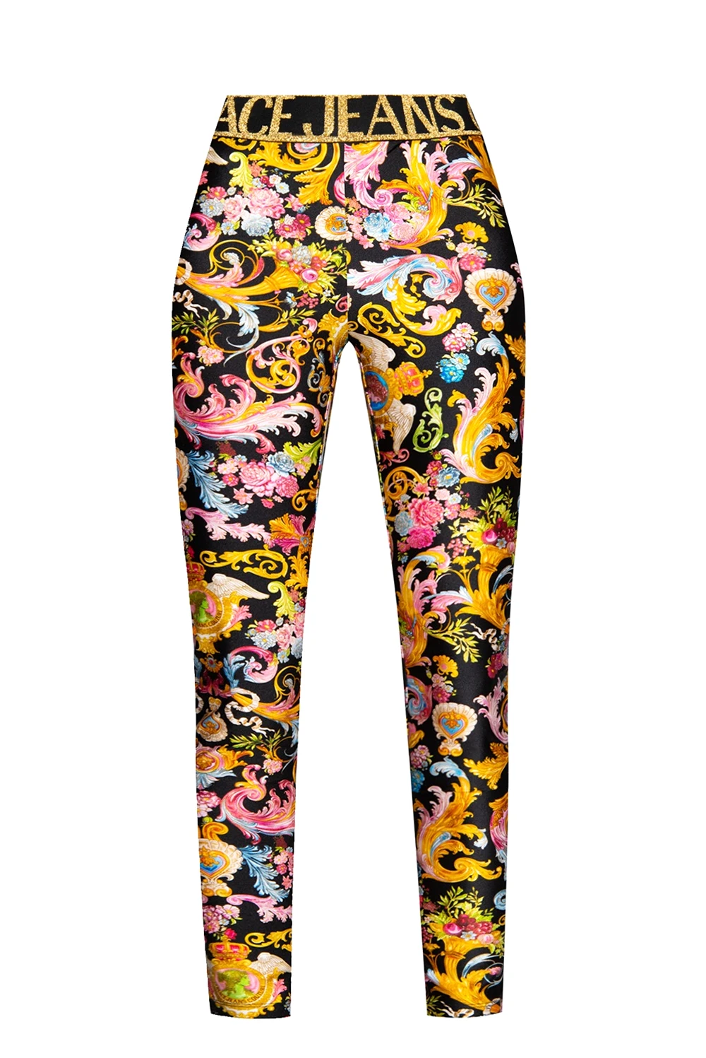 BLACK Printed leggings