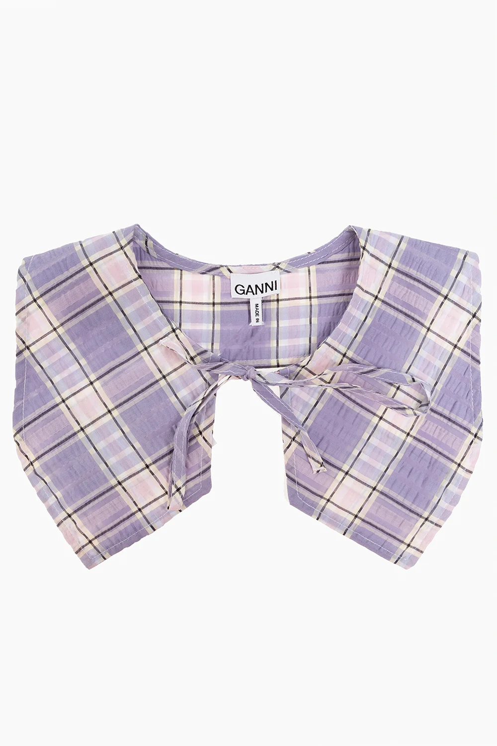 PURPLE Checked collar