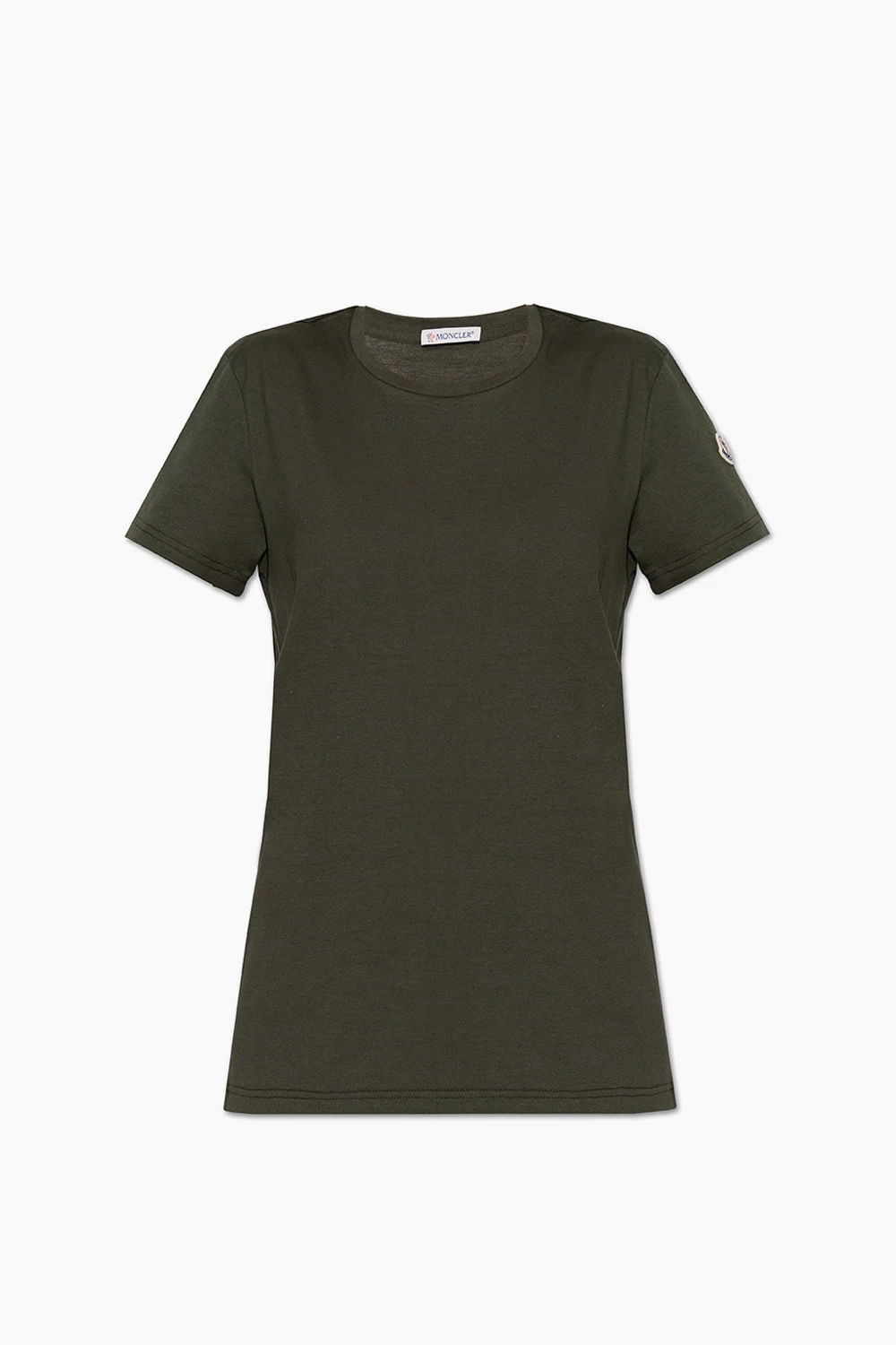 T-shirt with logo patch