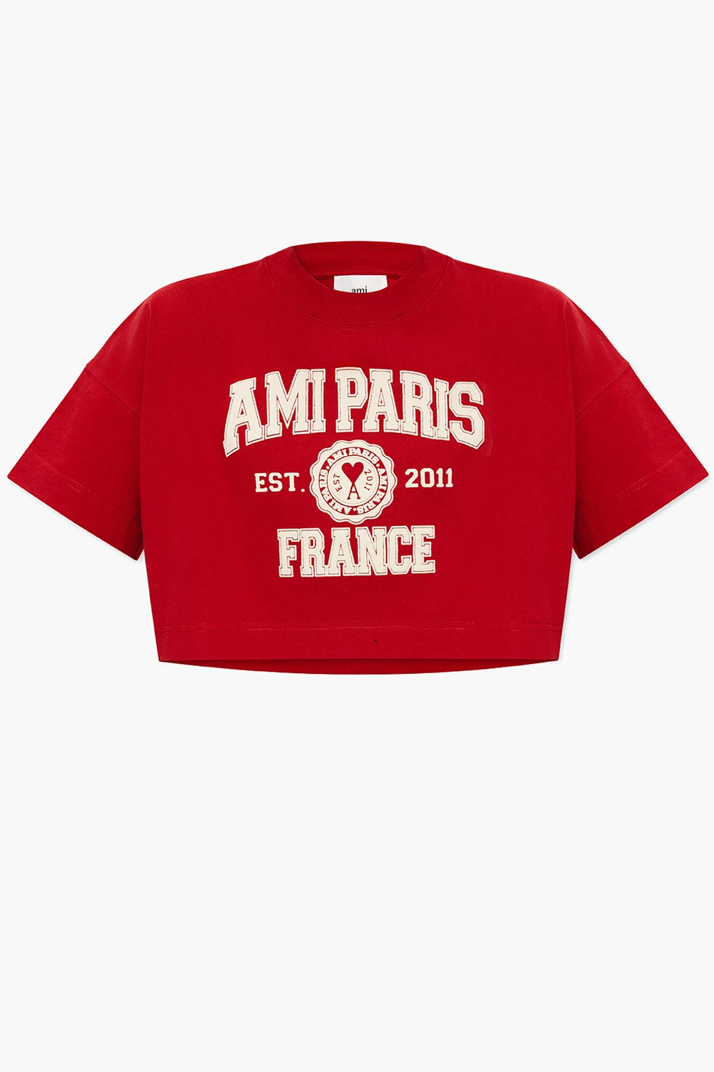 Short T-shirt with logo