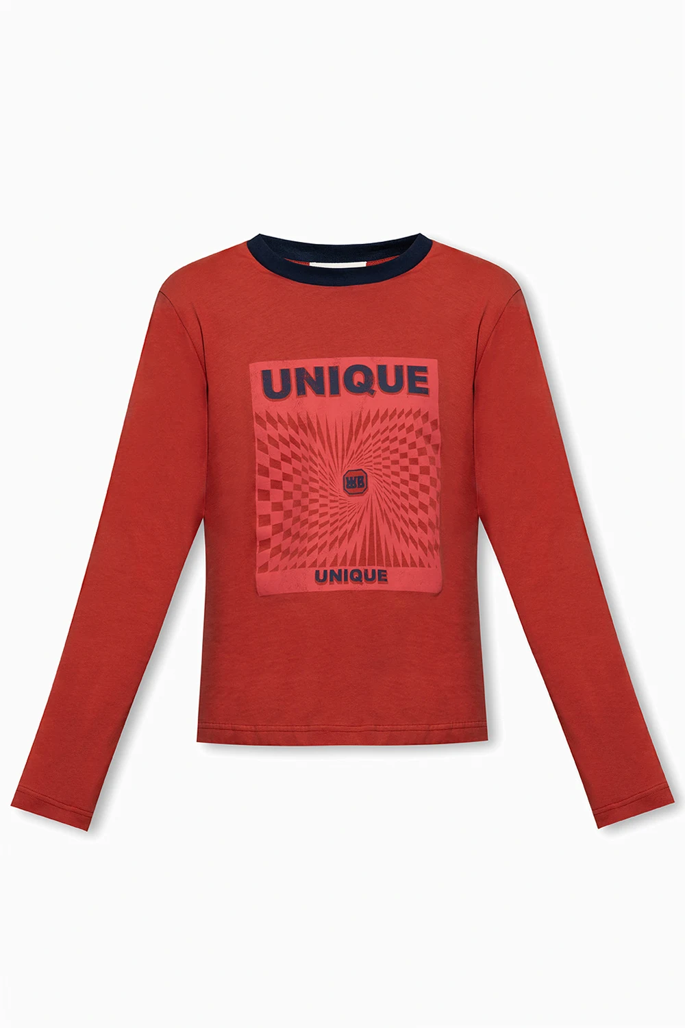 RED ‘Unique’ T-shirt with long sleeves