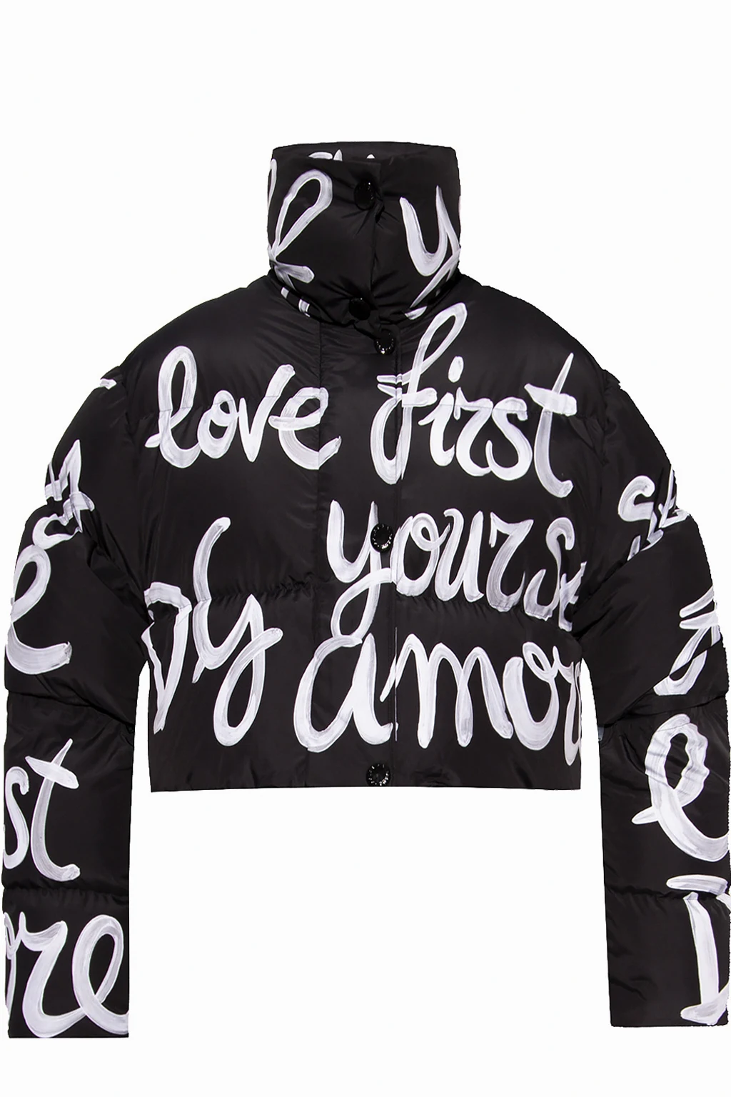 BLACK Printed jacket