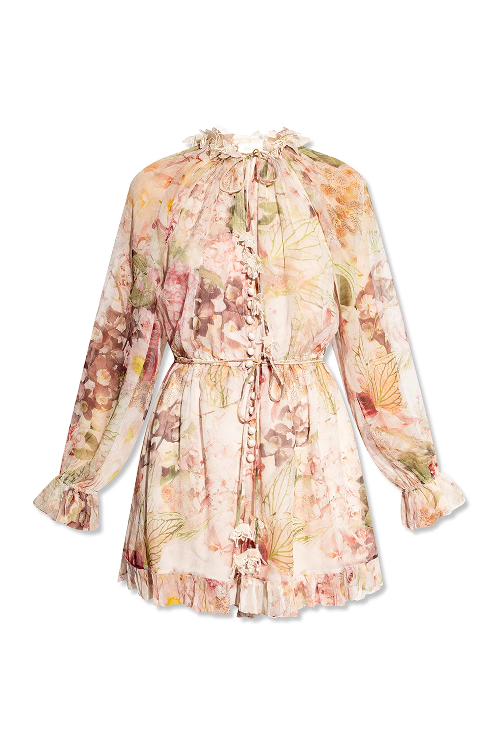 Jumpsuit with floral motif