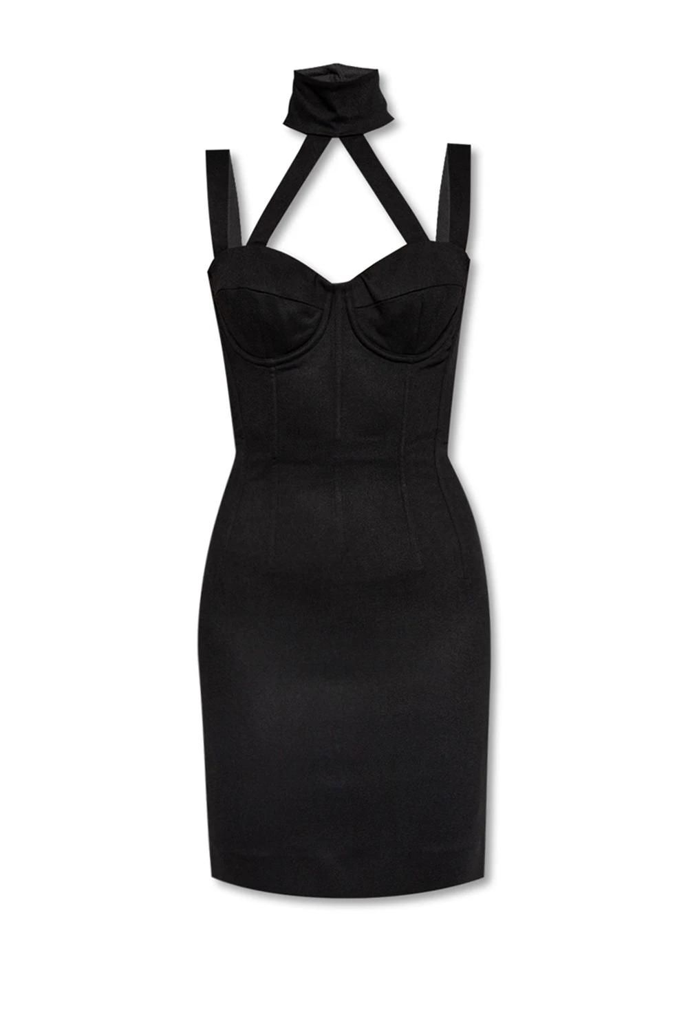 BLACK Cut-out dress