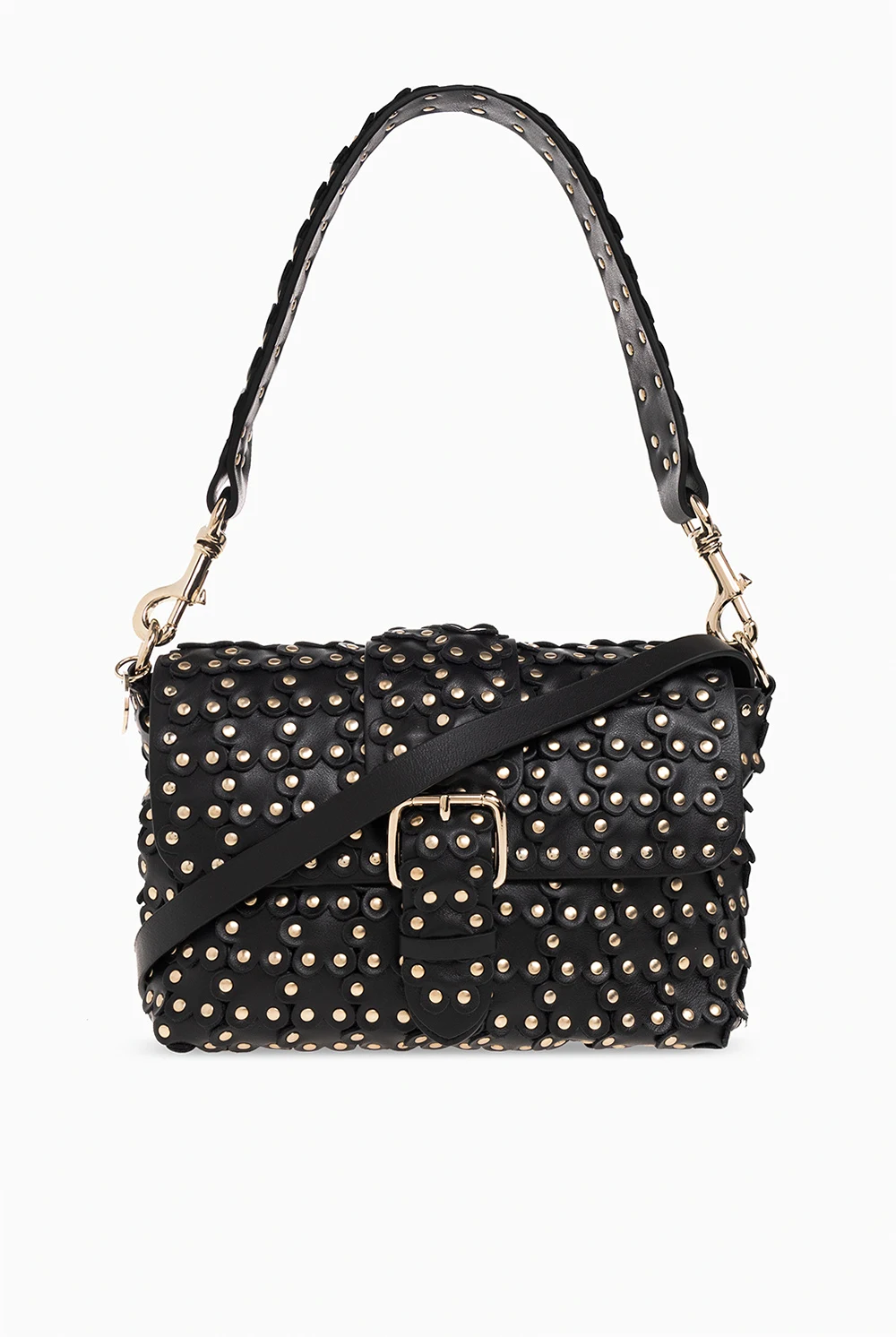 Leather shoulder bag