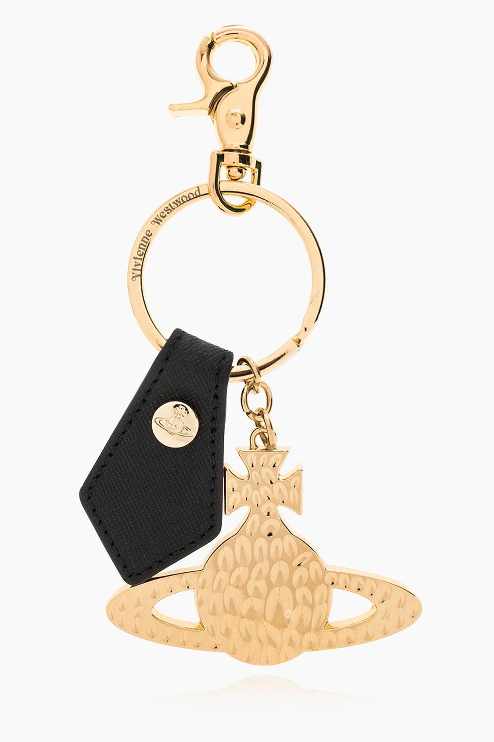 Logo-embossed key ring