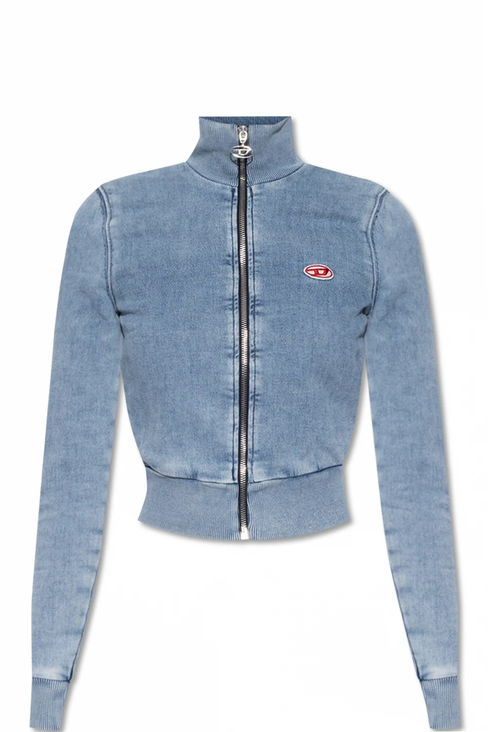 BLUE ‘D-Emy’ cropped sweatshirt