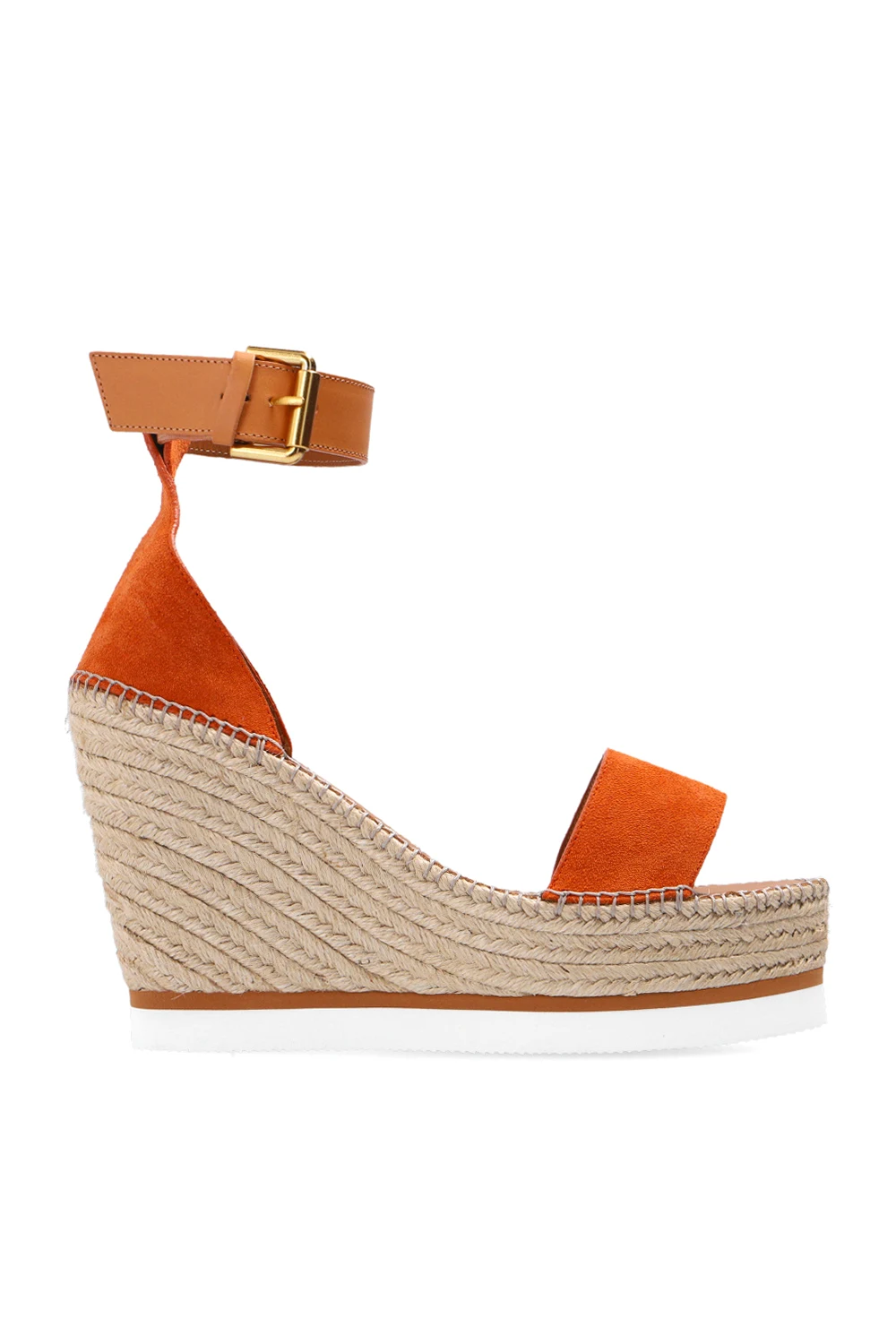 ORANGE 'Glyn' platform sandals