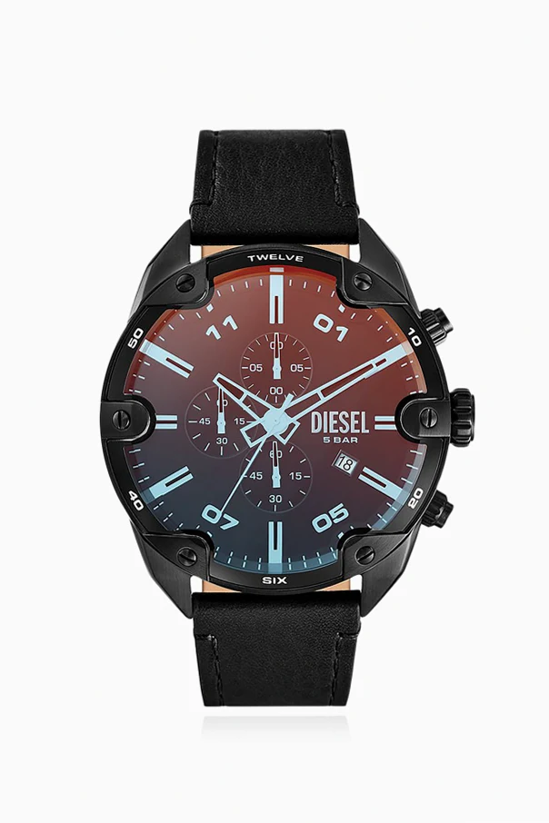 CZARNY Zegarek `Spiked`