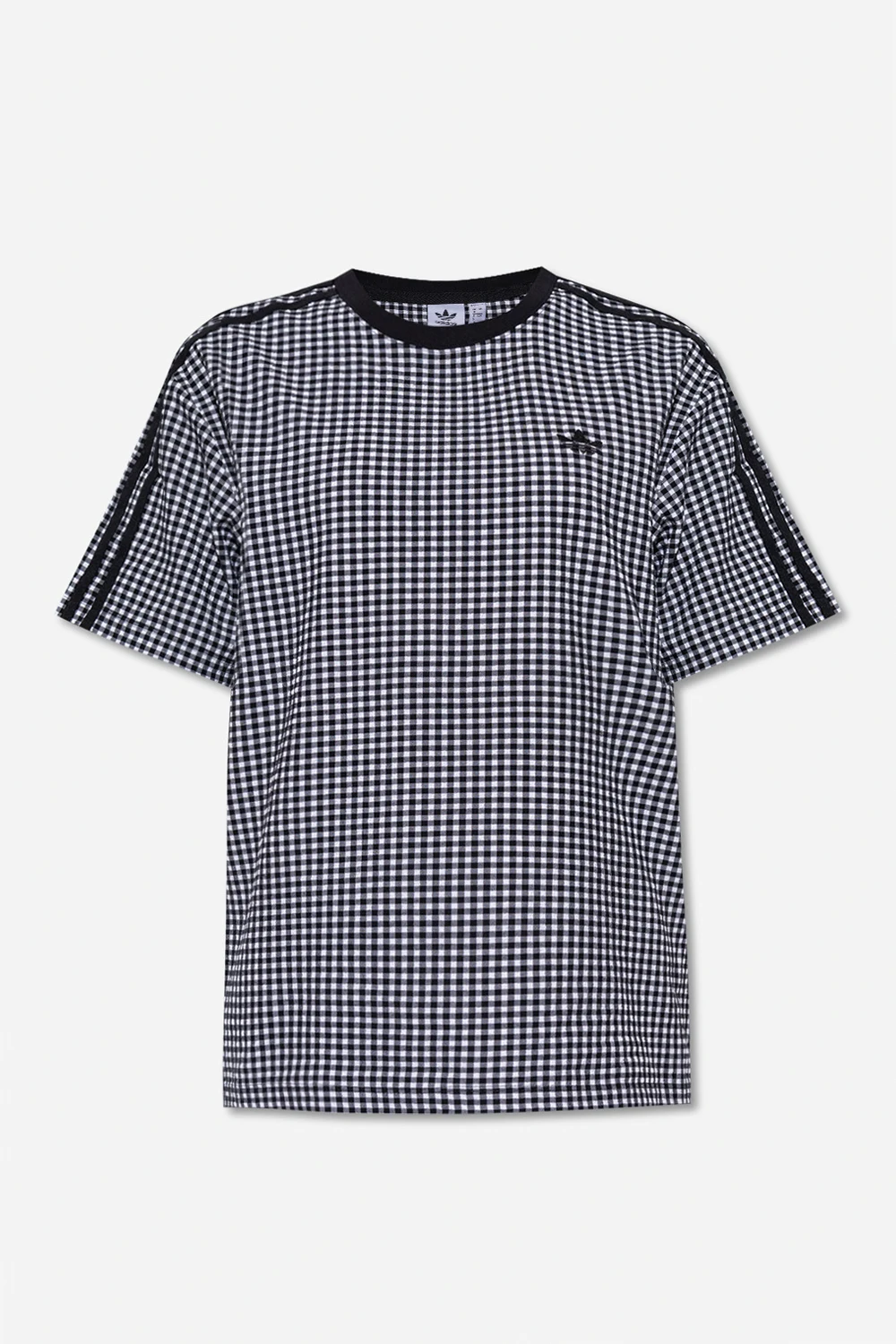 T-shirt z wzorem w kratę