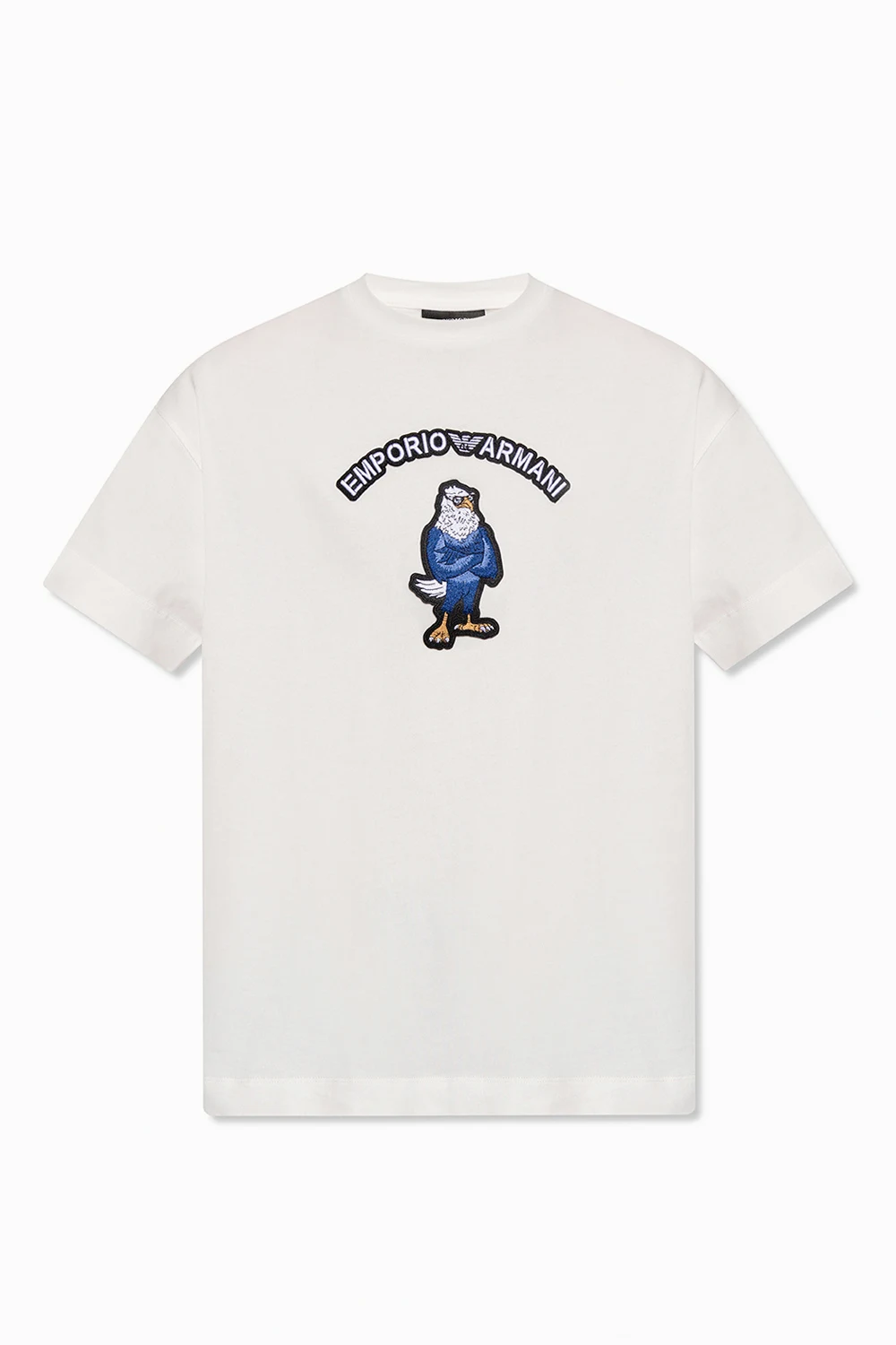 T-shirt z naszywką