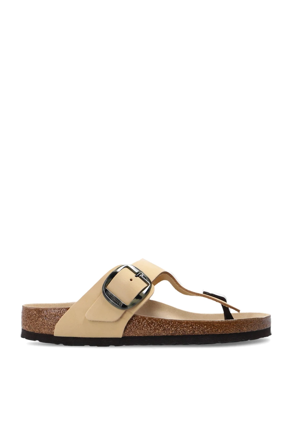beige ‘Gizeh Big Buckle’ flip-flops