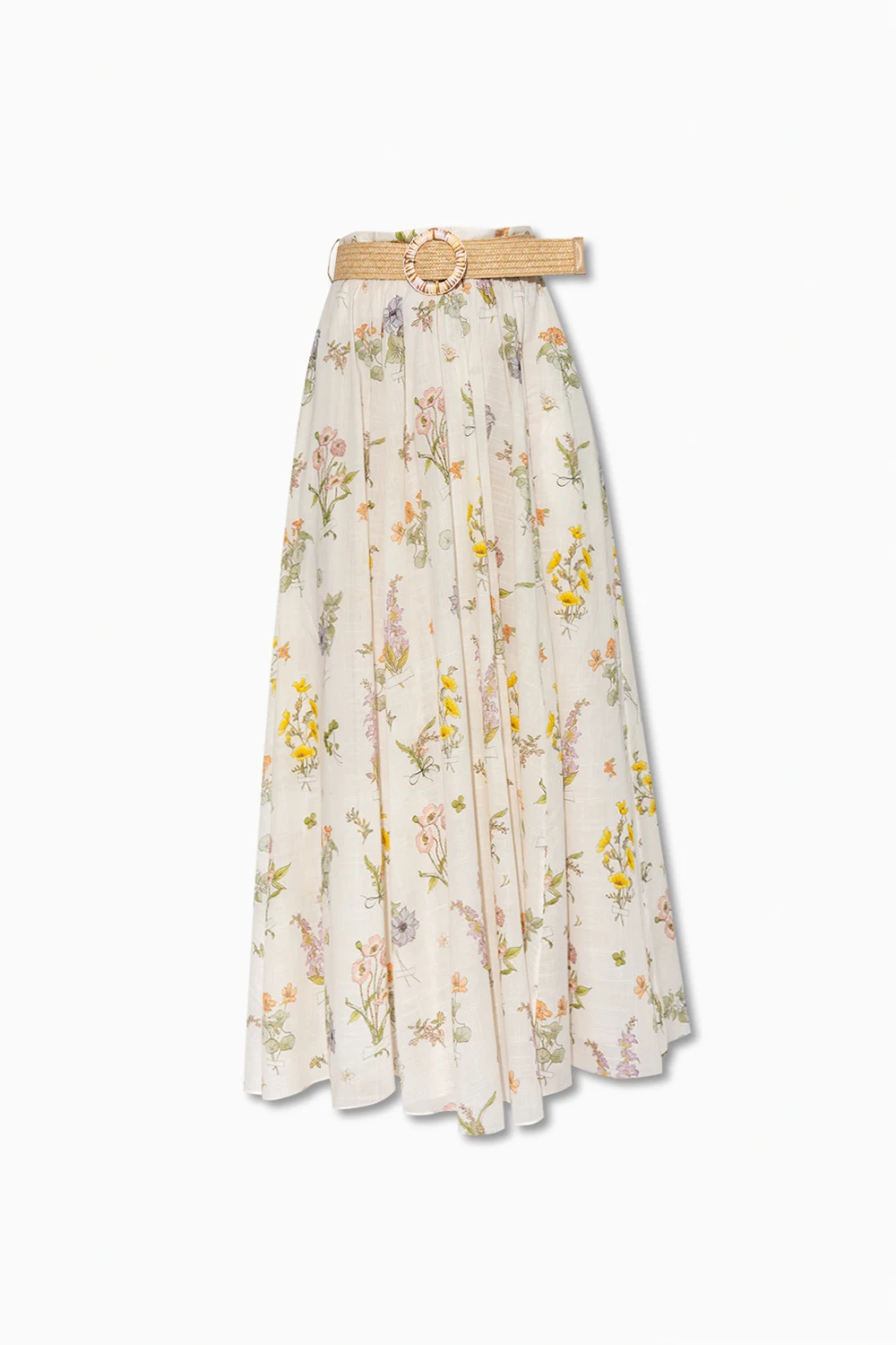 Skirt with floral pattern
