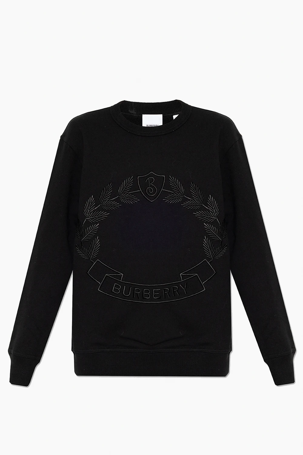 BLACK Sweatshirt with logo