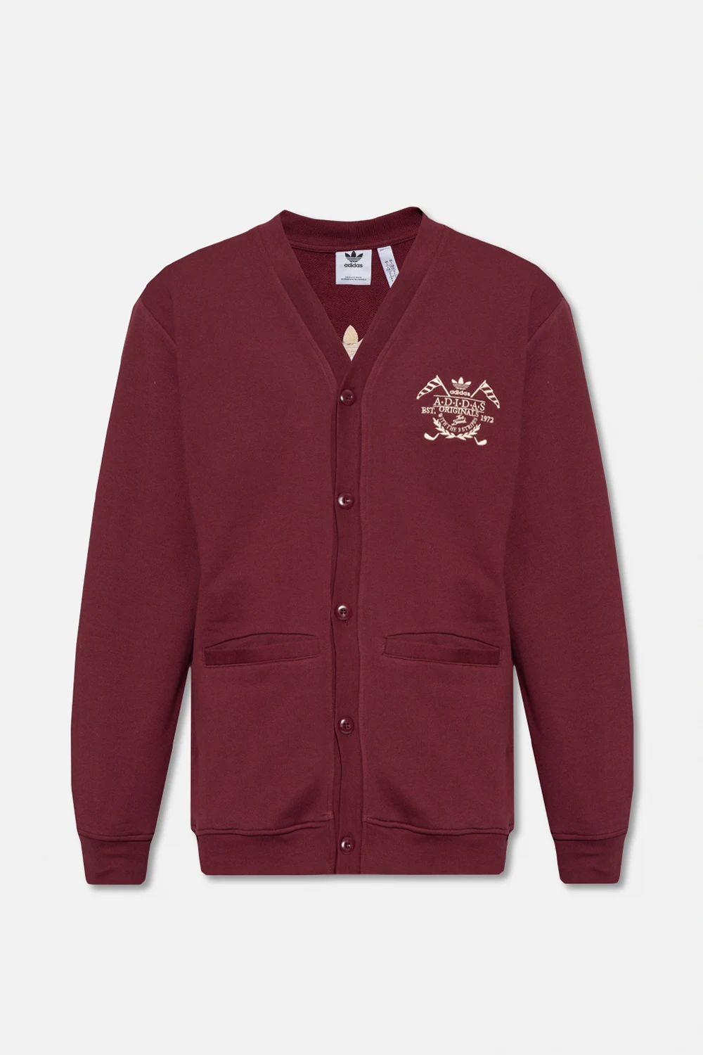 Sweatshirt with buttons