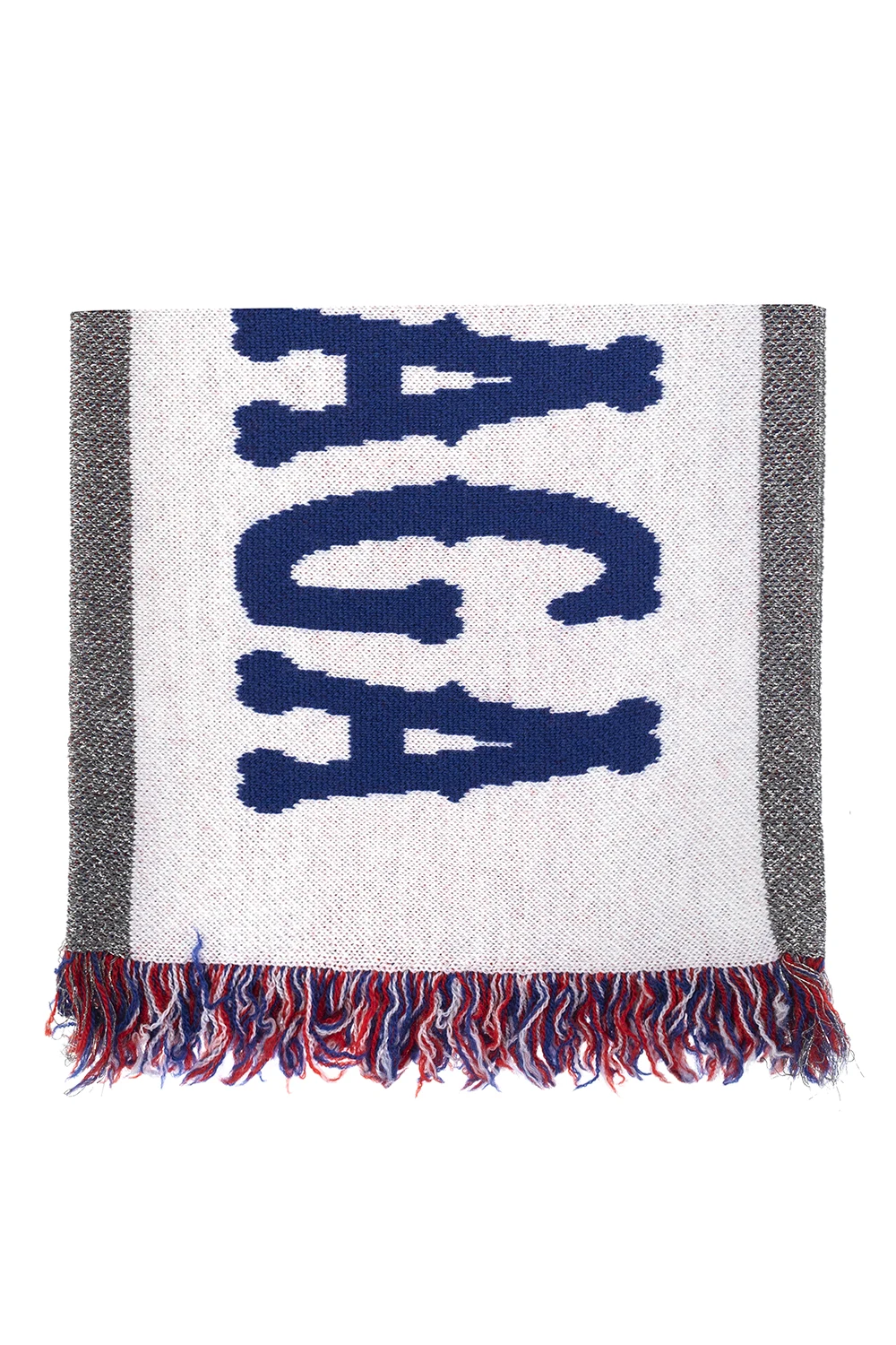 WHITE Scarf with logo