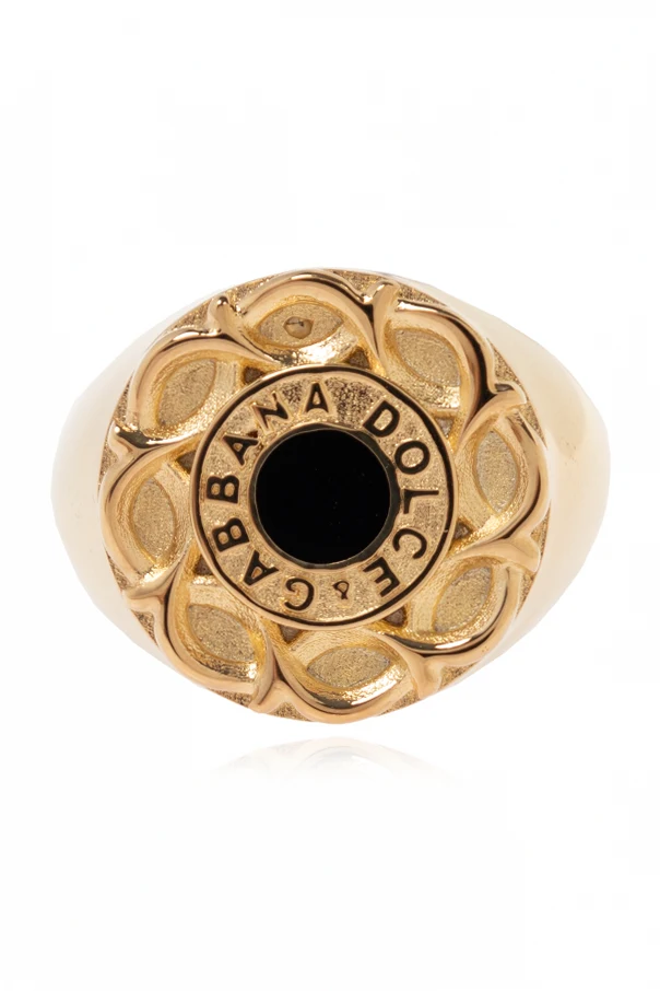 GOLD Siegelring mit Logo