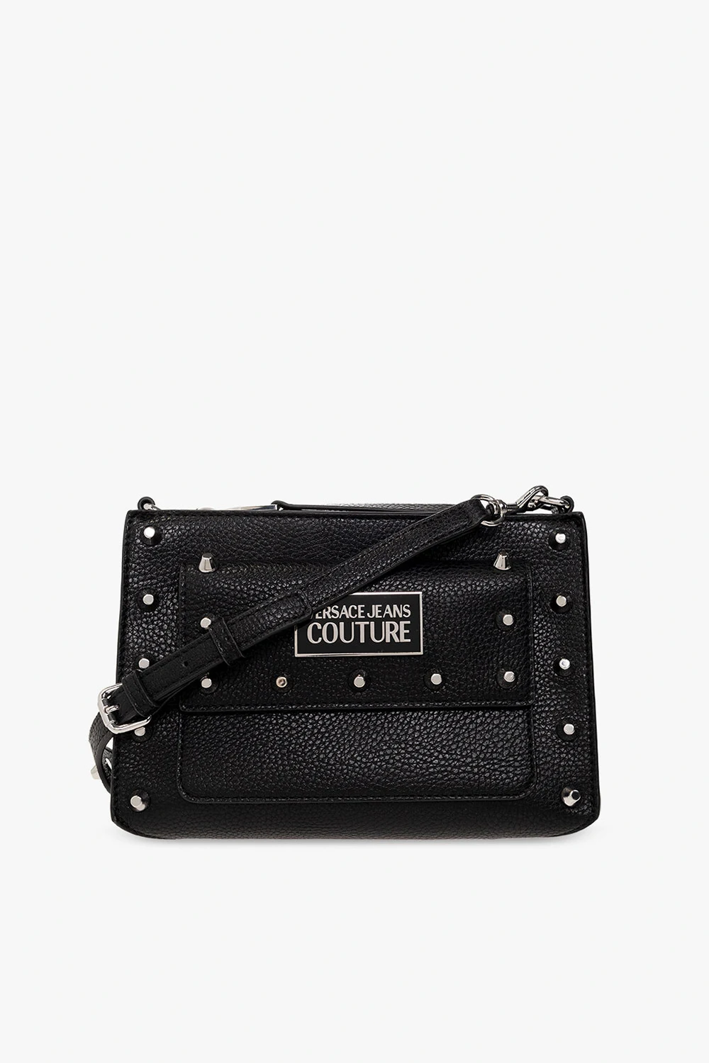 BLACK Studded shoulder bag