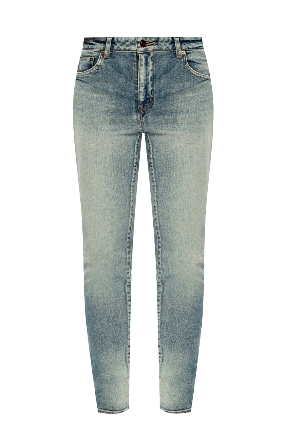 Distressed jeans