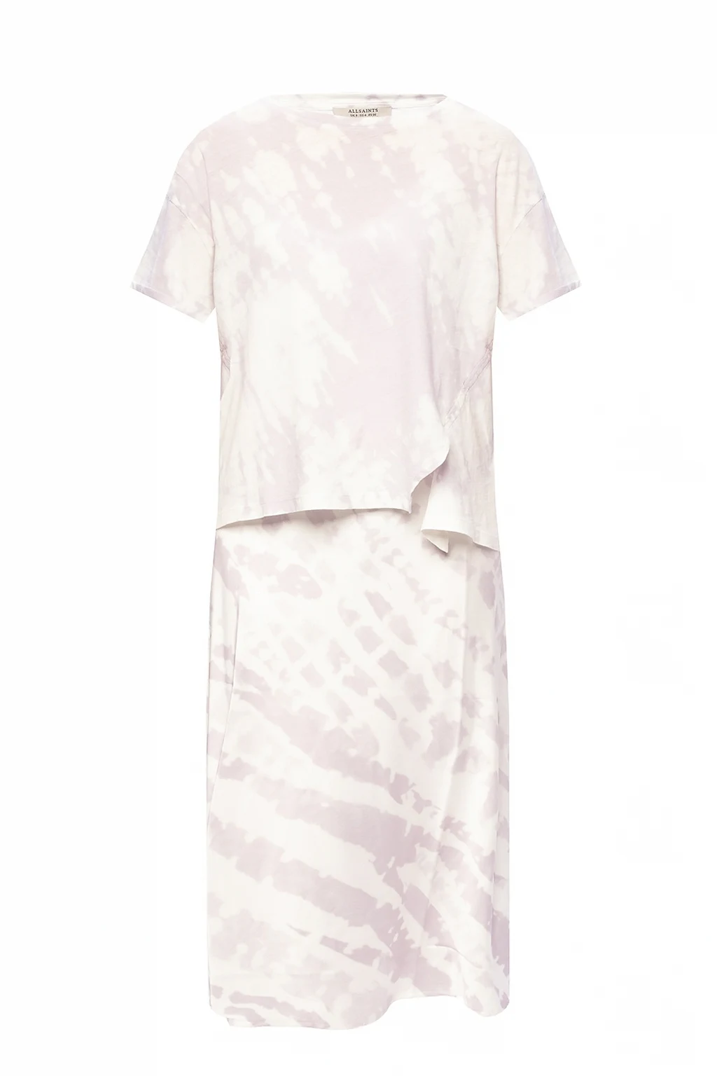 PURPLE ‘Knot’ short sleeve dress