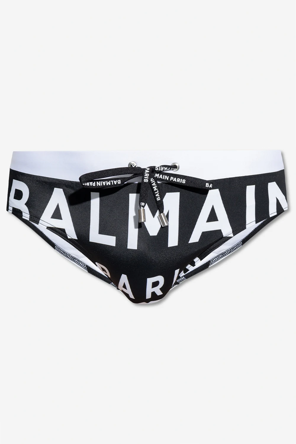 BLACK Swimming briefs with logo