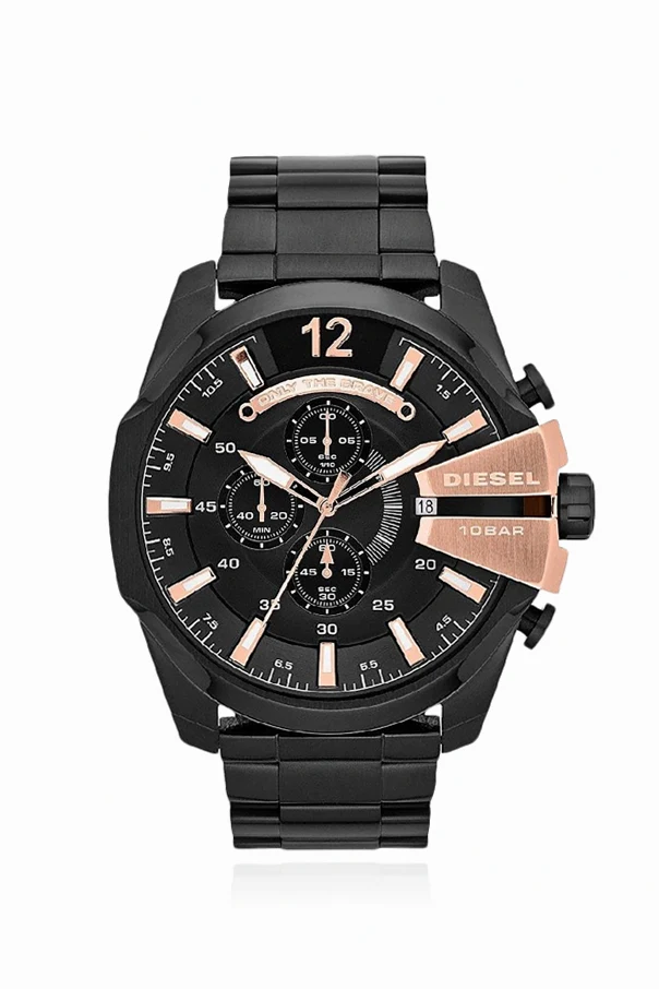 CZARNY Zegarek ‘Mega Chief’