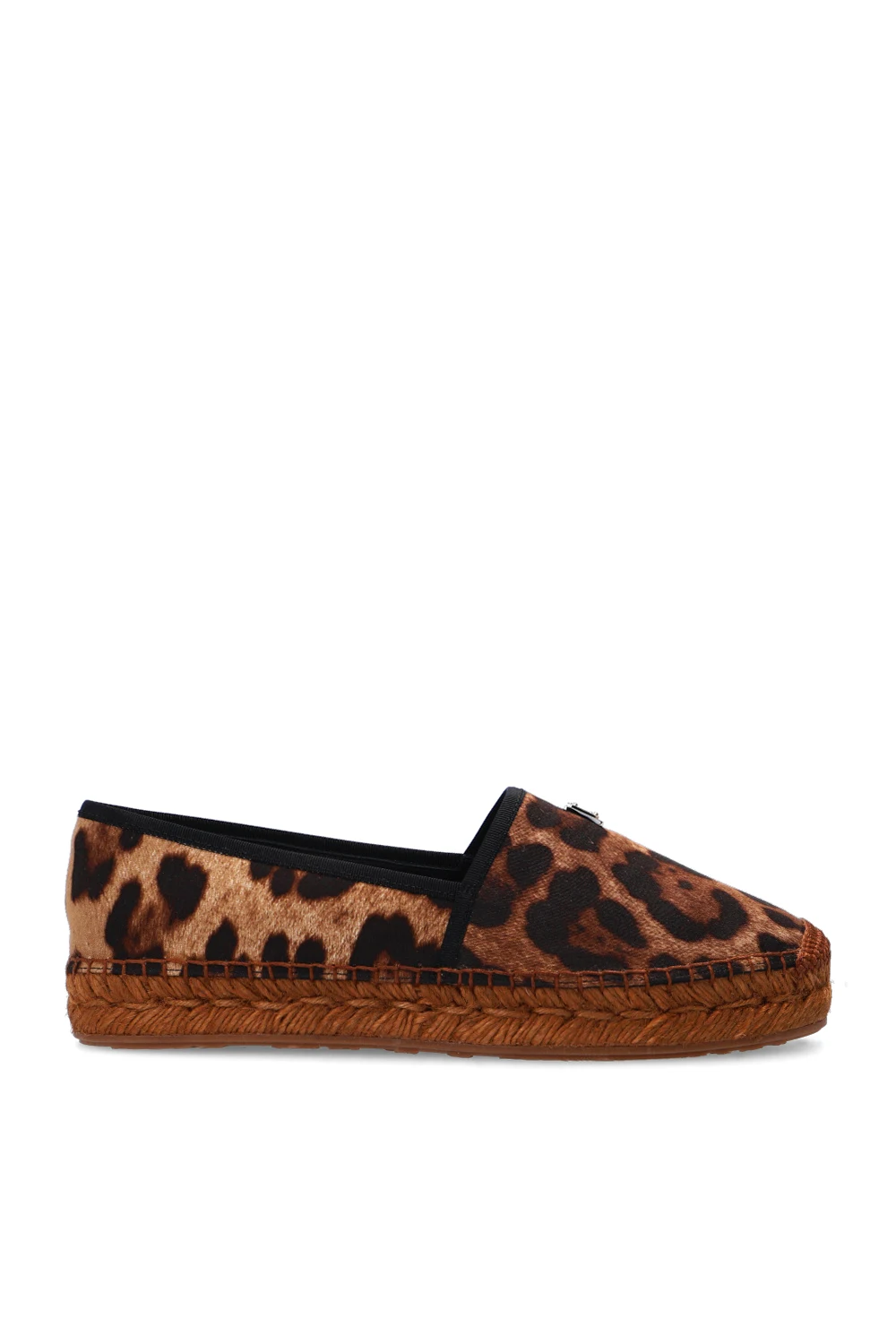 BROWN Animal-motif espadrilles