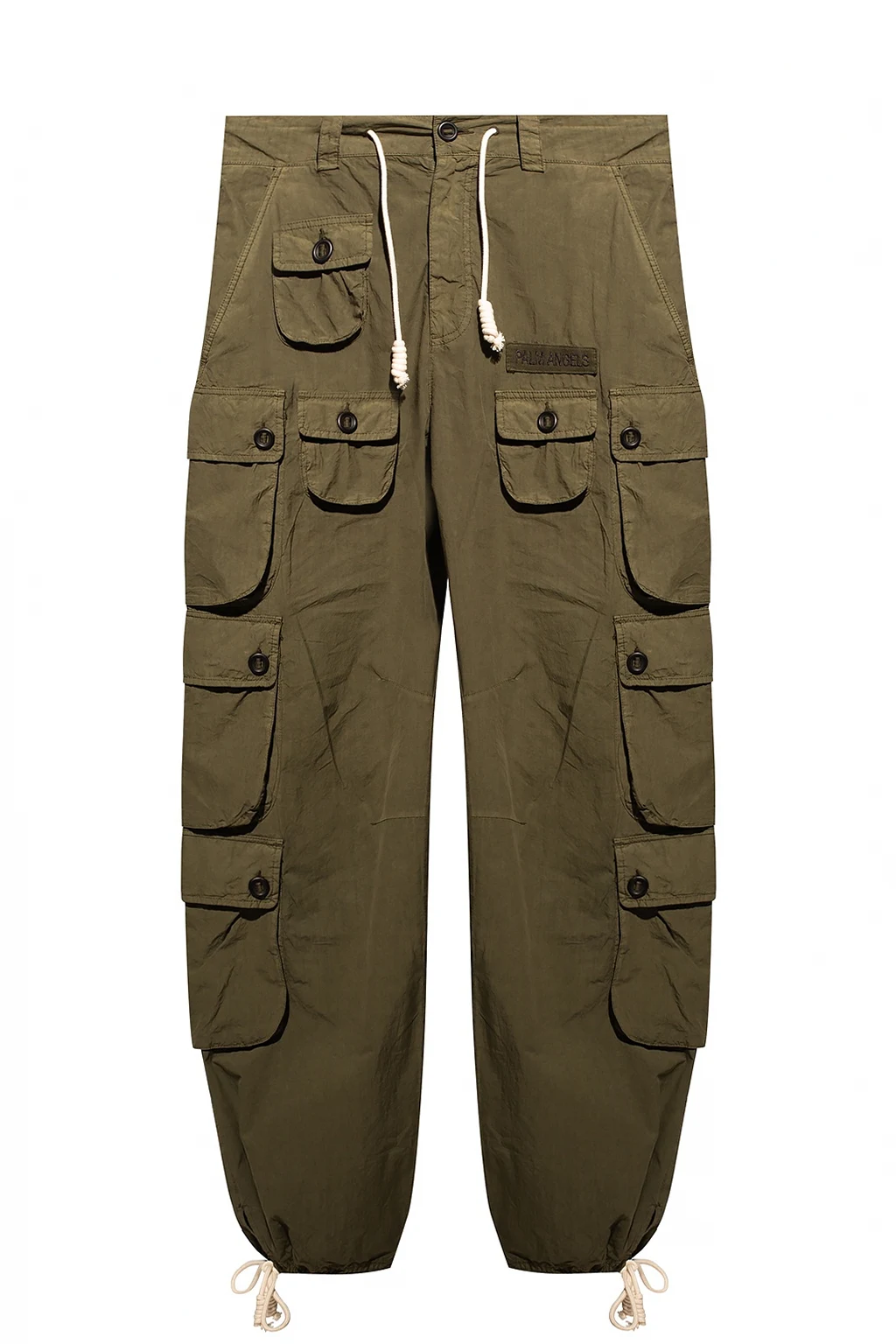GREEN Trousers with pockets