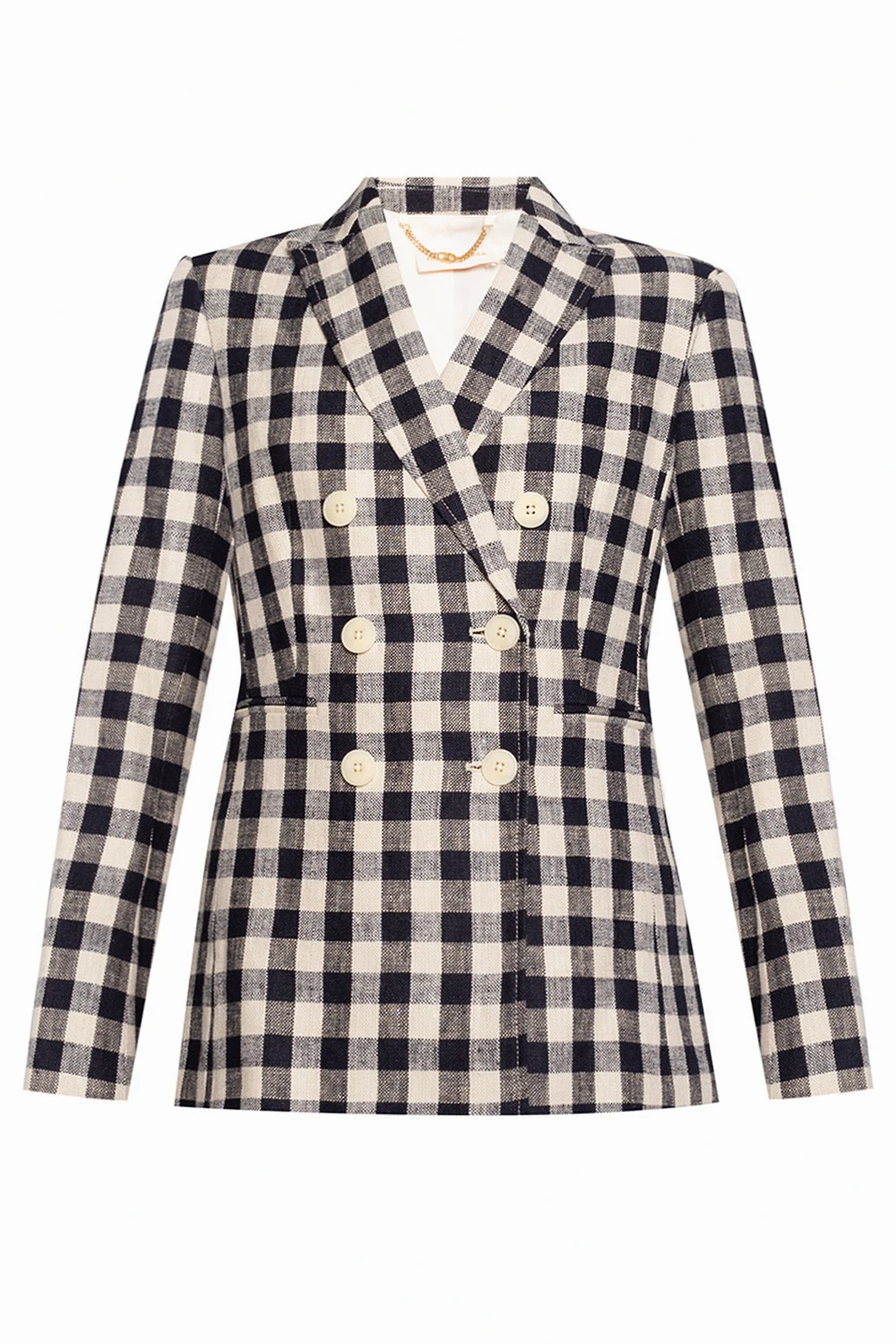 BLACK Double-breasted blazer