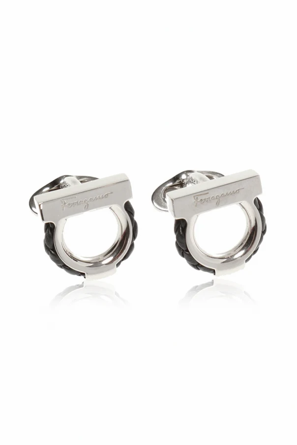 SILVER ‘Gancini’ cuff links