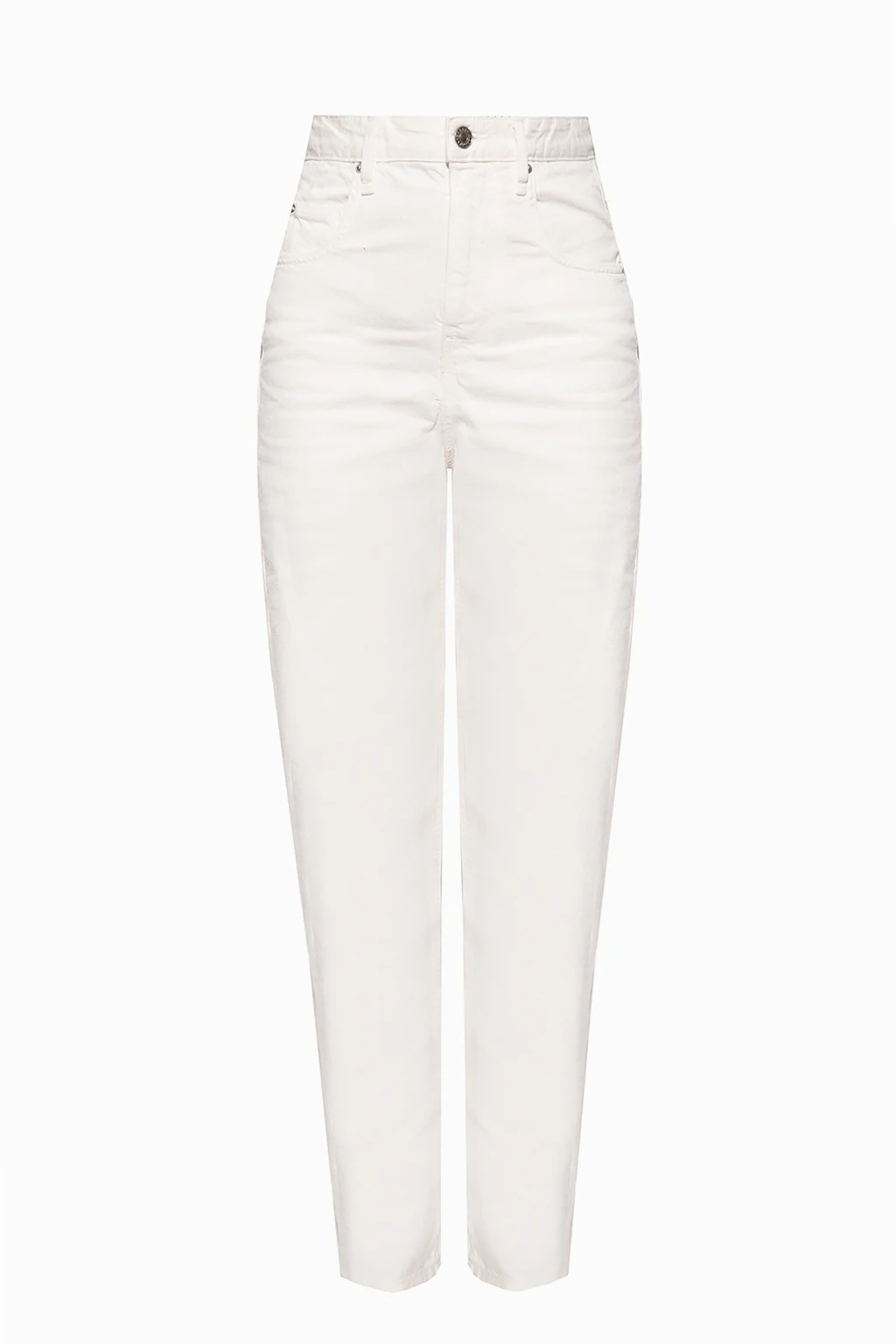 High-waisted trousers