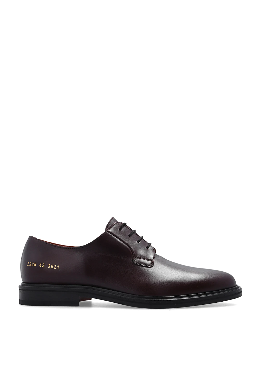 Leather derby shoes