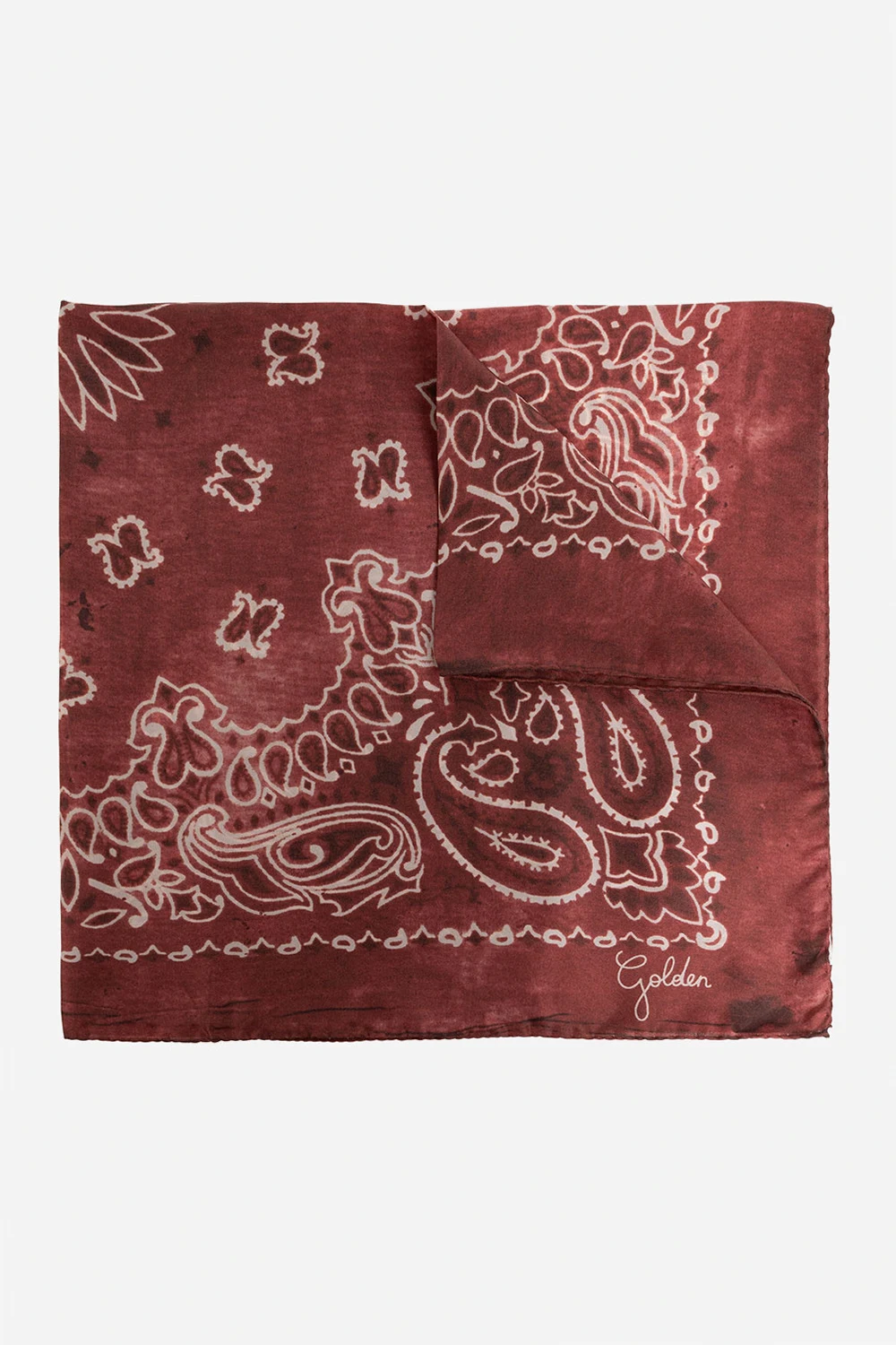 RED Silk scarf