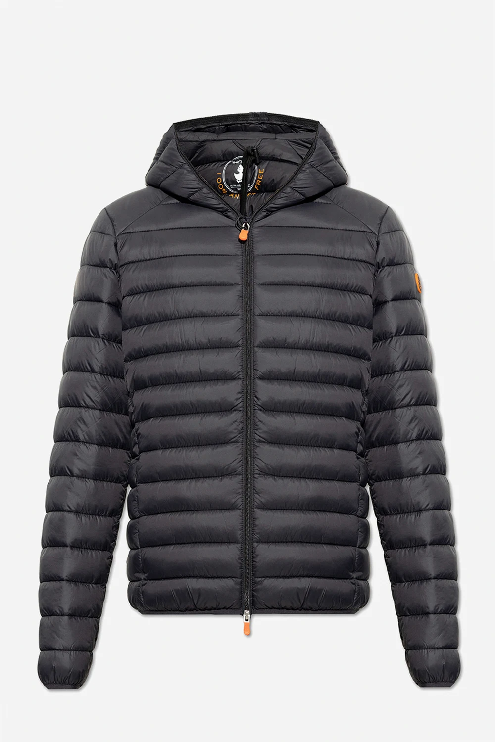 BLACK ‘Donald’ insulated hooded jacket