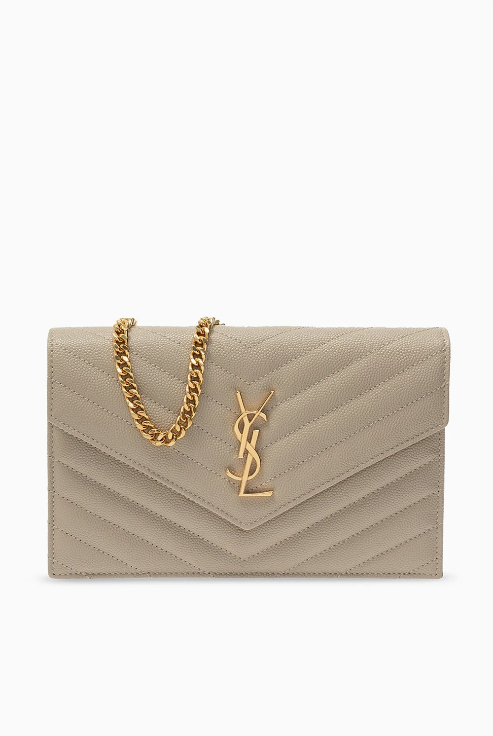 ‘Monogram’ quilted shoulder bag