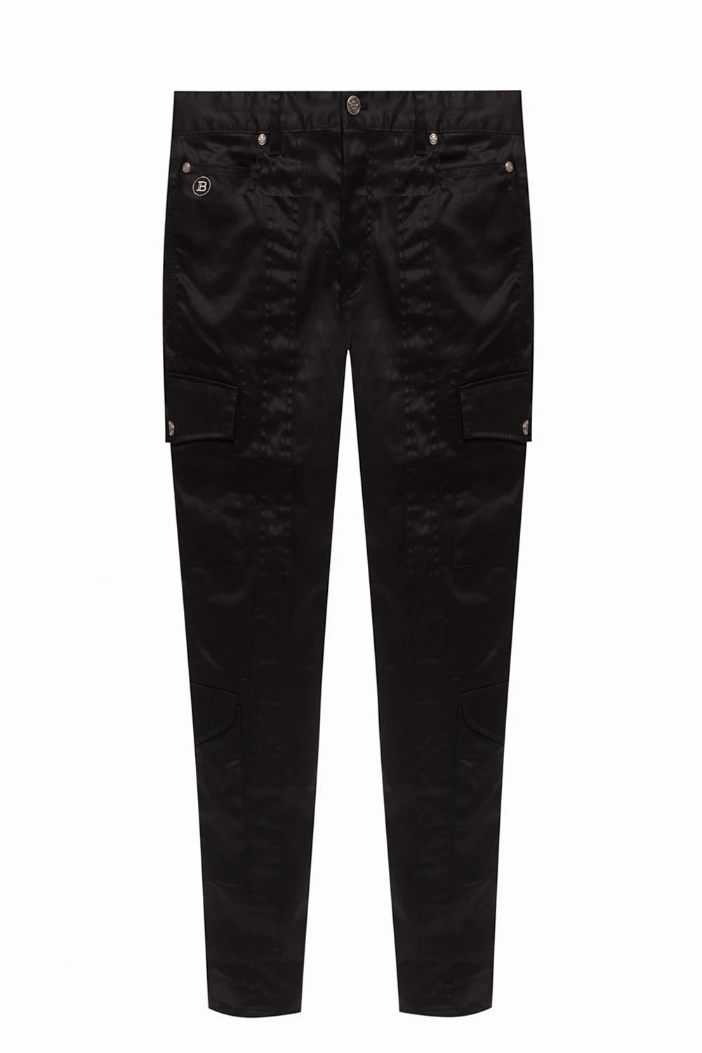 BLACK Trousers with logo