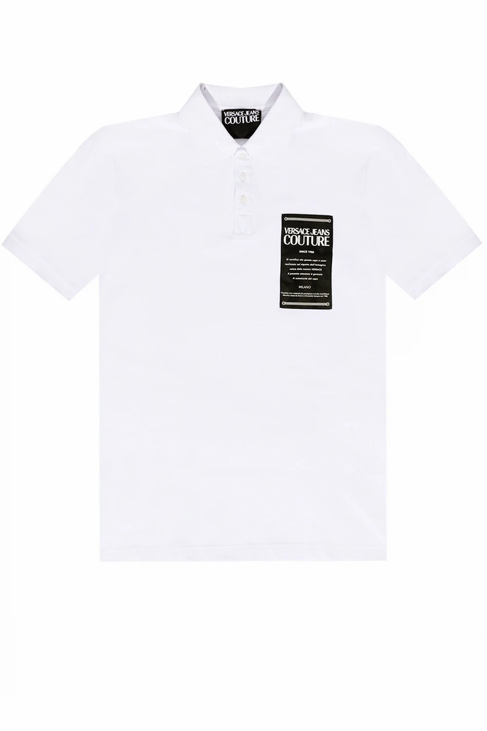 WHITE Polo shirt with logo