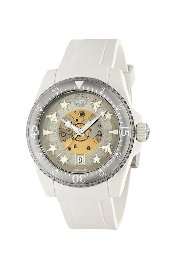 BIAŁY  Zegarek ‘Gucci Dive’