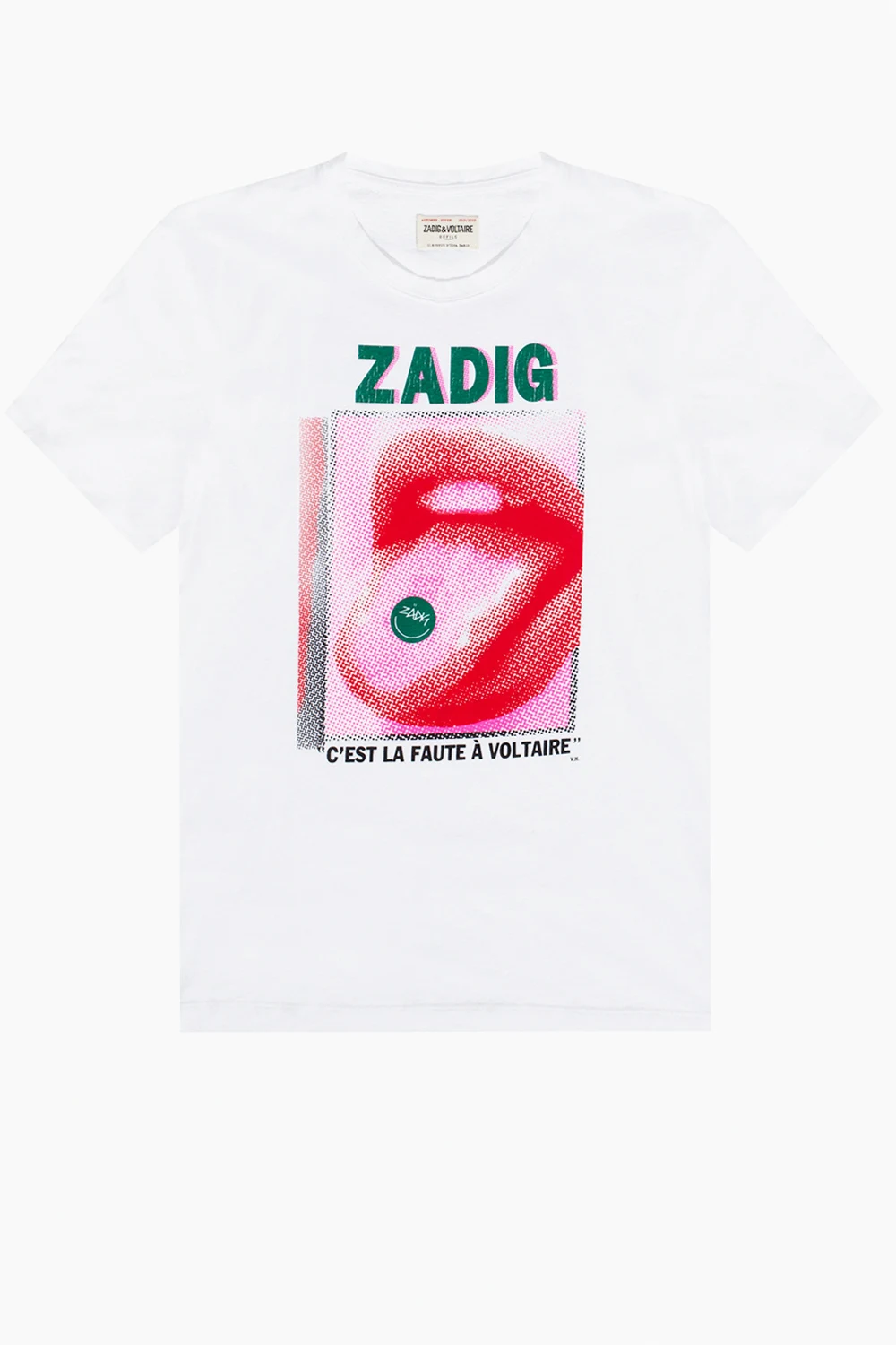 WHITE Cotton T-shirt