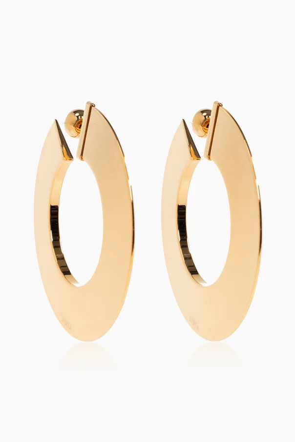 GOLD Ohrringe mit Logo
