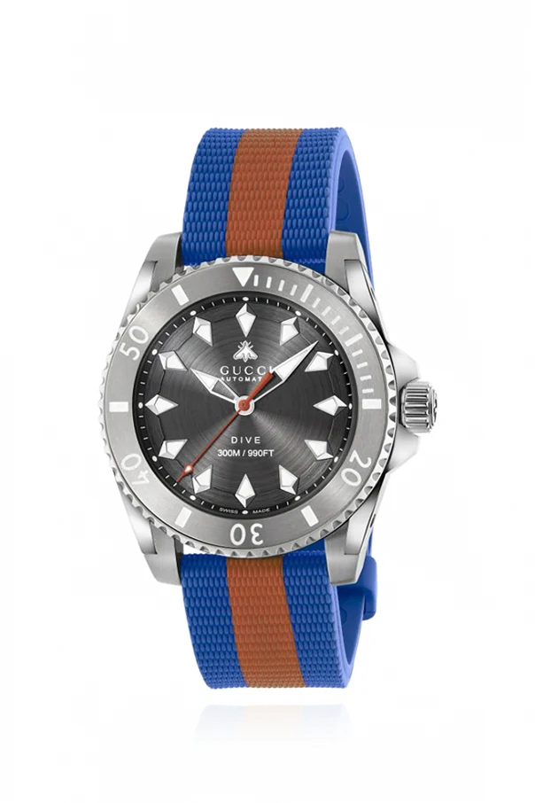 SREBRNY Zegarek ‘Gucci Dive’