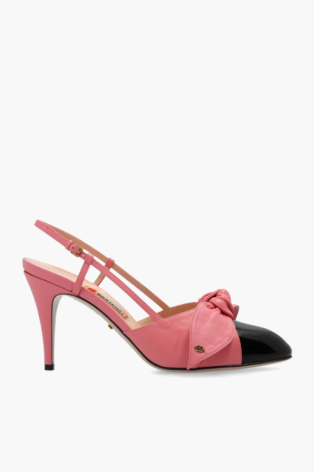 Buty na obcasie z kokardą