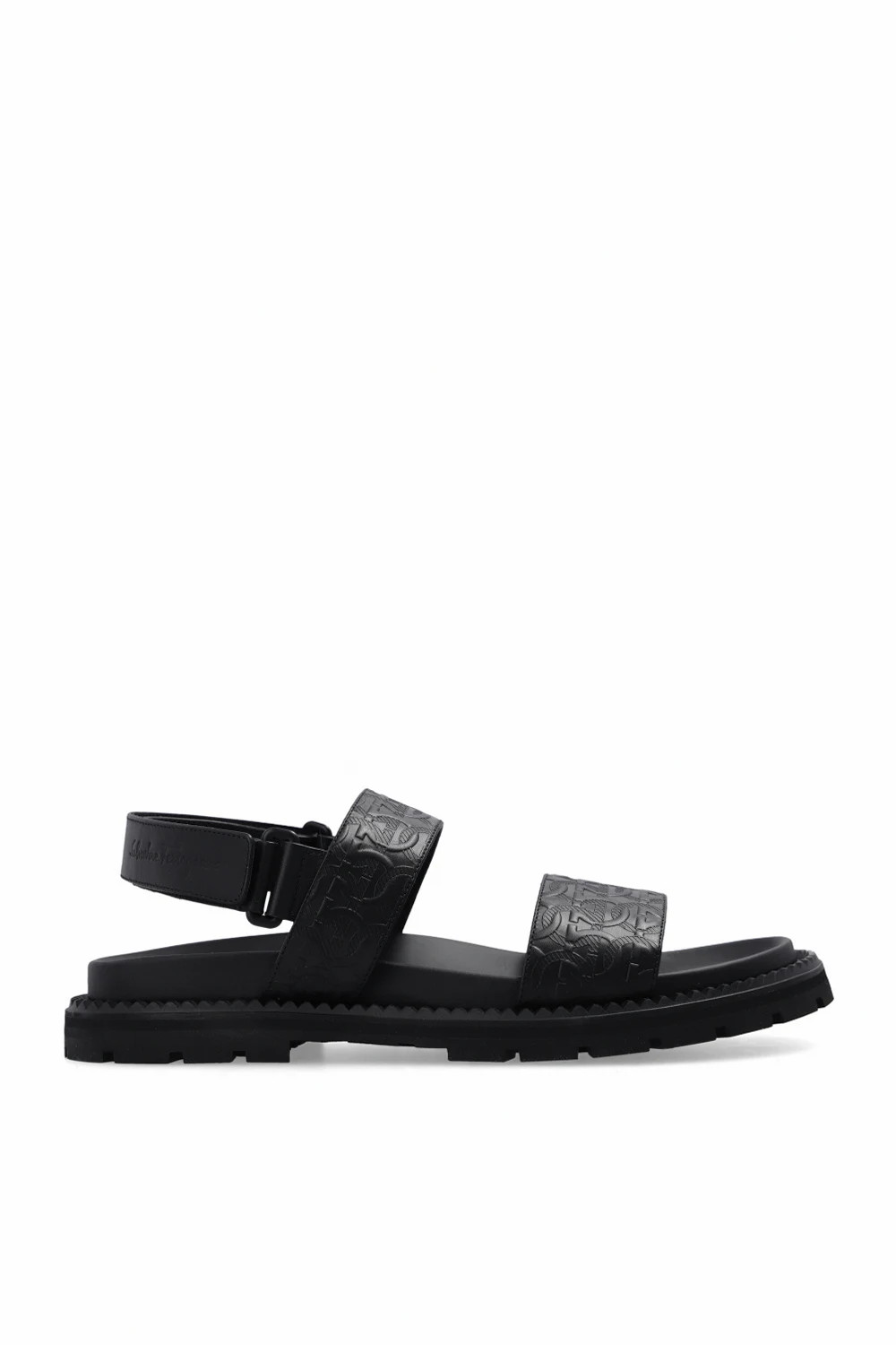 Sandals with Gancini pattern